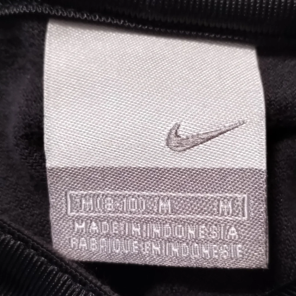 Nike black velour hoodie Sz M